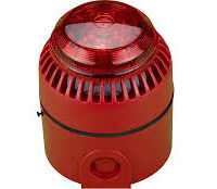 SIRENA PARA ALARMA CON LUZ ROTATIVA 12V 111MA FL