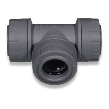 ENGANCHE PB 22X22X22MM TE PARA TUBO TWIN DELTA