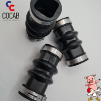 UNION TUBO TETINA CON ABRAZADERA INOX