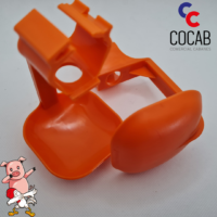 CAZOLETA CUADRADA UNA PINZA